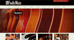 Desktop Screenshot of fouldsmusic.co.uk